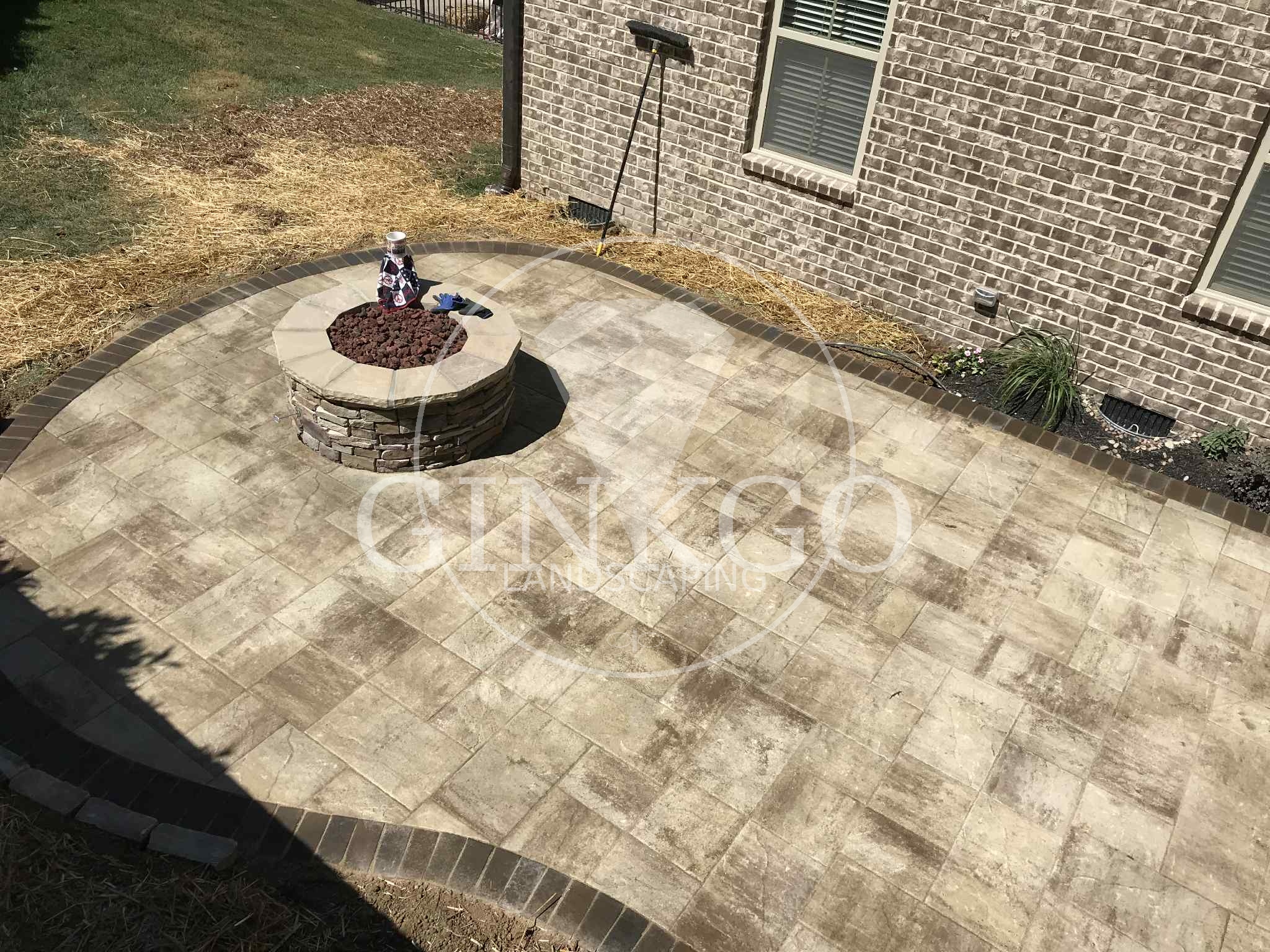Real paver patio project